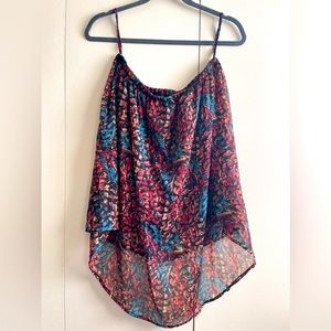 Earthbound Floral Printed Skirt L